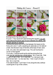 Majestic Bloom Granny Square Free Crochet Pattern, Page 7
