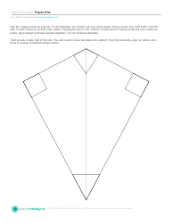 Document preview: Paper Kite Craft Templates - Martha Stewart Living Omnimedia