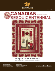 Document preview: Maple Leaf Forever Quilt Block Pattern