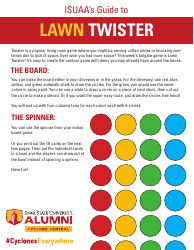 Lawn Twister Print Templates