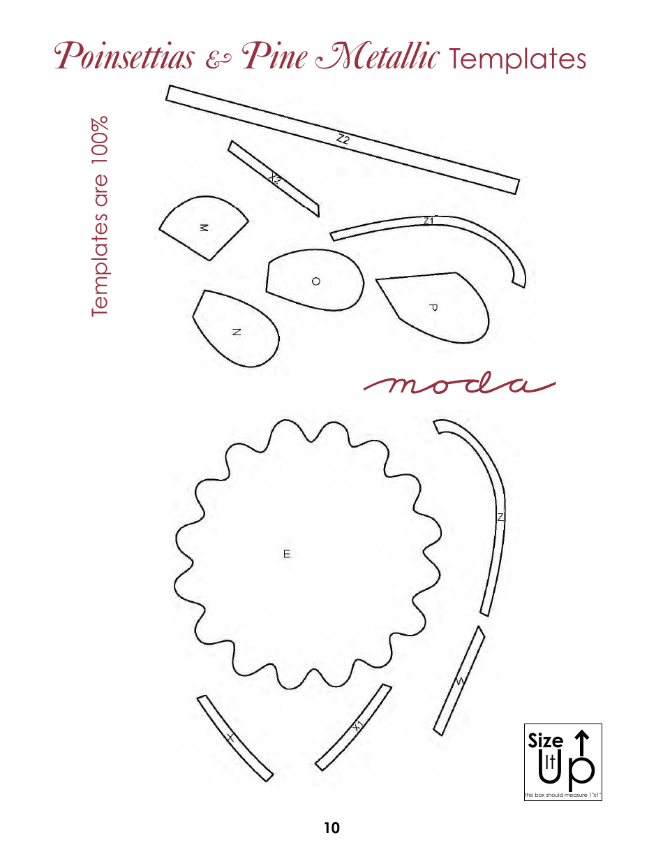 Starry Eve Quilt Pattern Templates - Moda Fabrics, Page 11