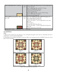 Starry Eve Quilt Pattern Templates - Moda Fabrics, Page 3