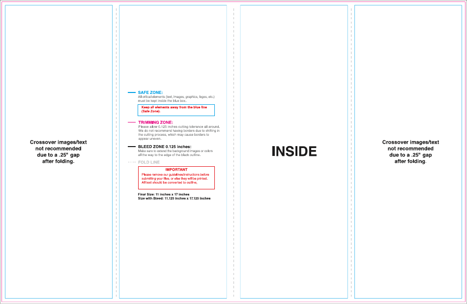 11x17 Brochure Template Download Printable PDF | Templateroller