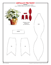 Crepe Paper Poinsettia Tree Pick Templates - Meredith Operations Corporation, Page 2
