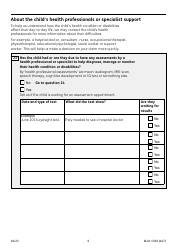 Form DLA1 CHILD Disability Living Allowance for a Child Under 16 - United Kingdom, Page 6