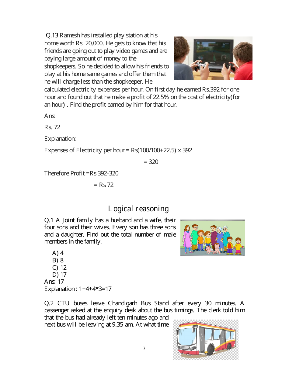Grade 7 Teachers Handbook - Comparing Quantities, Page 10