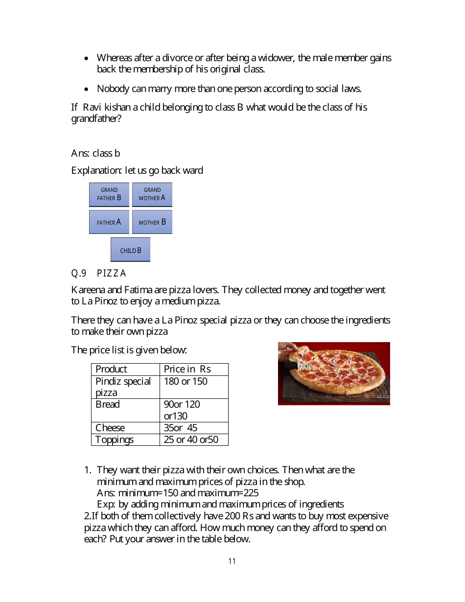 Grade 7 Teachers Handbook - Comparing Quantities, Page 14