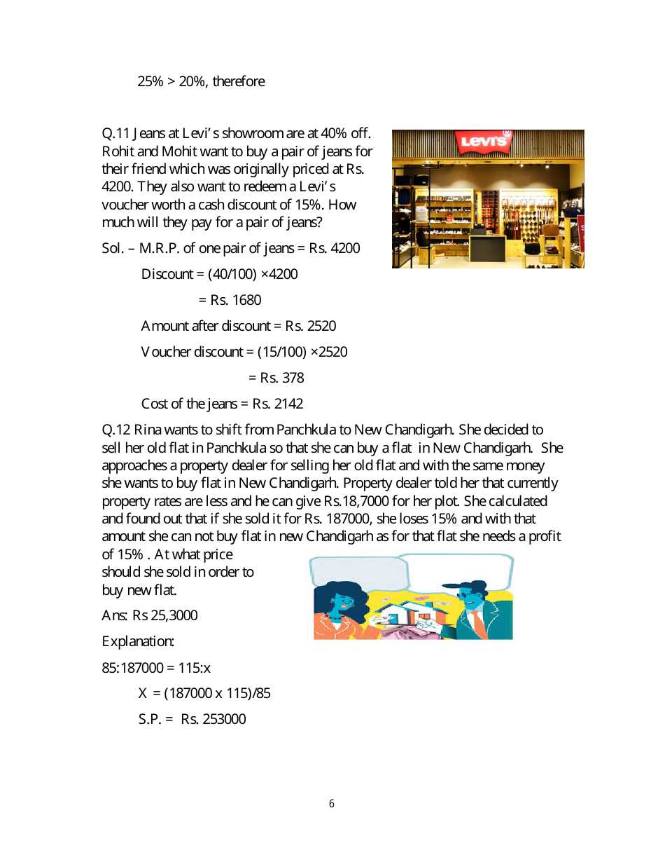 Grade 7 Teachers Handbook - Comparing Quantities, Page 9