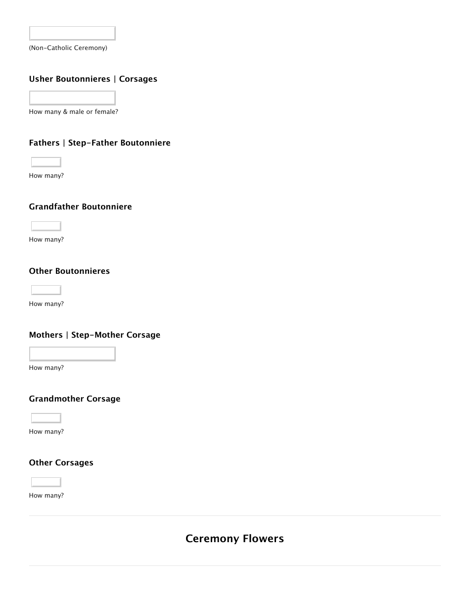 Wedding Flower Estimate - Ninfas Flowers, Page 5