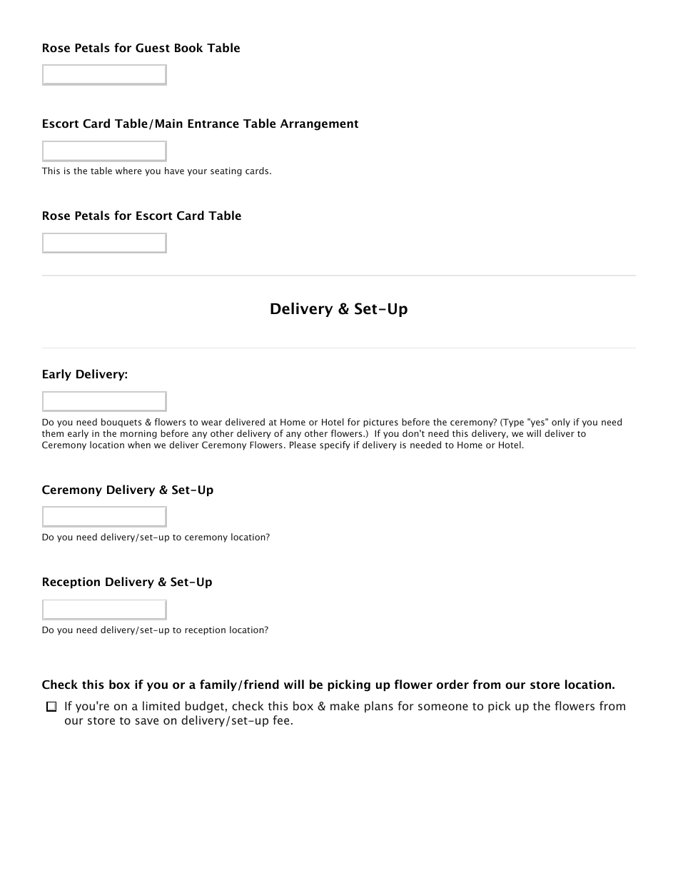 Wedding Flower Estimate - Ninfas Flowers, Page 8