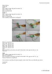 Four-Leaf Clover Crochet Amigurumi Pattern - Kerook, Page 2
