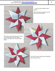 Christmas Star Fabric Ornament Pattern - Geta Grama, Page 5