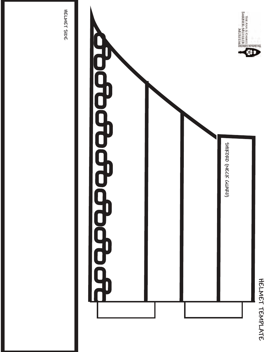 Samurai Helmet and Mask Templates, Page 5