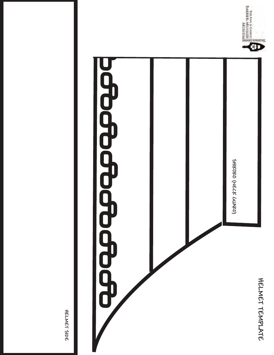 Samurai Helmet and Mask Templates, Page 6