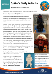 Document preview: Samurai Armour Craft Template