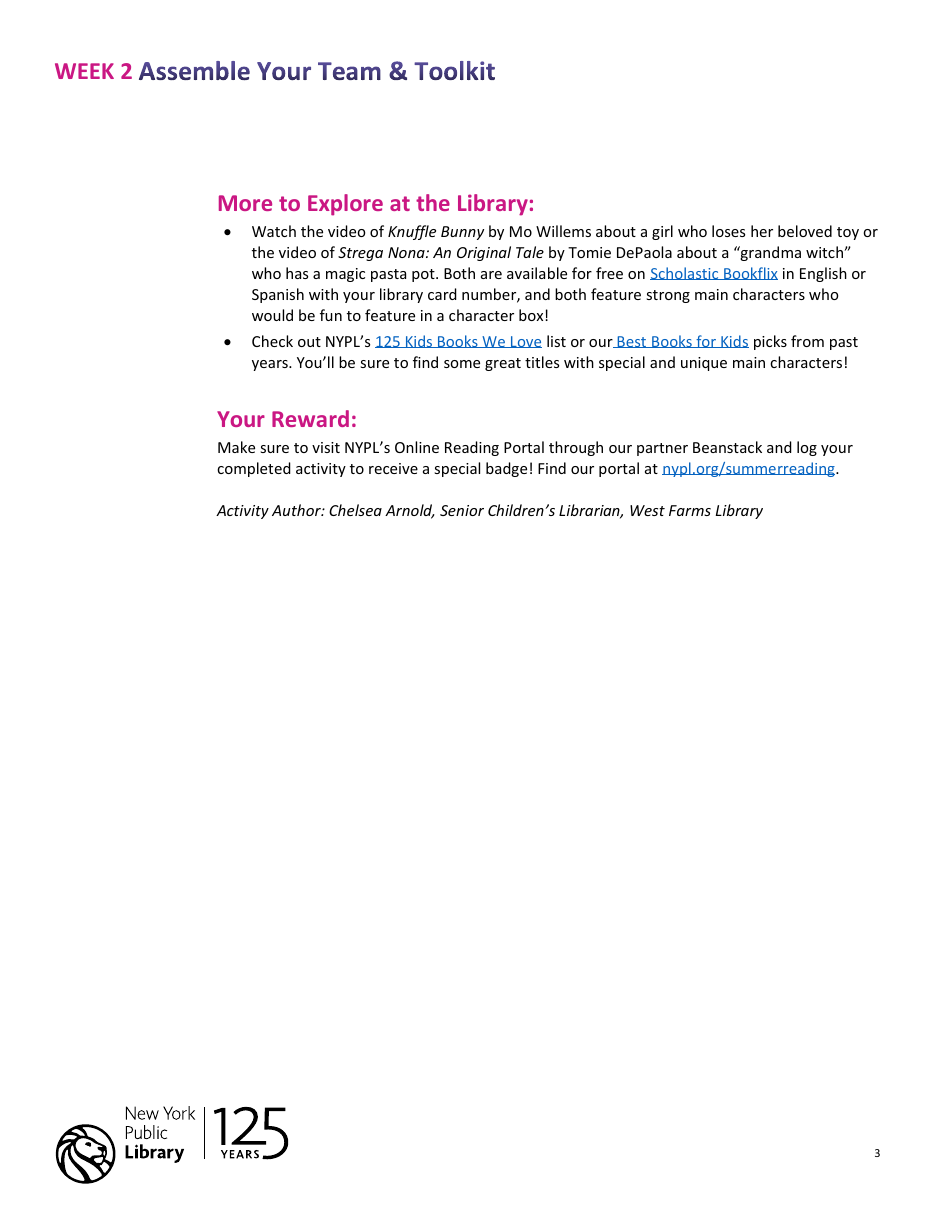 Shoebox Character Description Template, Page 3