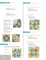 Starlight Quilting Pattern - Art Gallery Quilts, Page 6