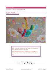 Document preview: Cute Little Bird Amigurumi Crochet Pattern