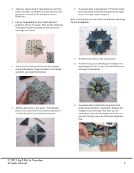Modern Folded Star Patchwork Pattern - a Girl in Paradise, Page 2