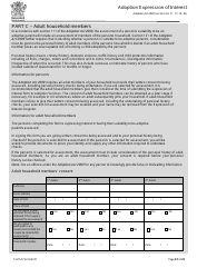 Form 6 Adoption Expression of Interest - Queensland, Australia, Page 22