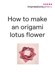 Document preview: Origami Lotus Flower