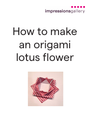 Origami Lotus Flower