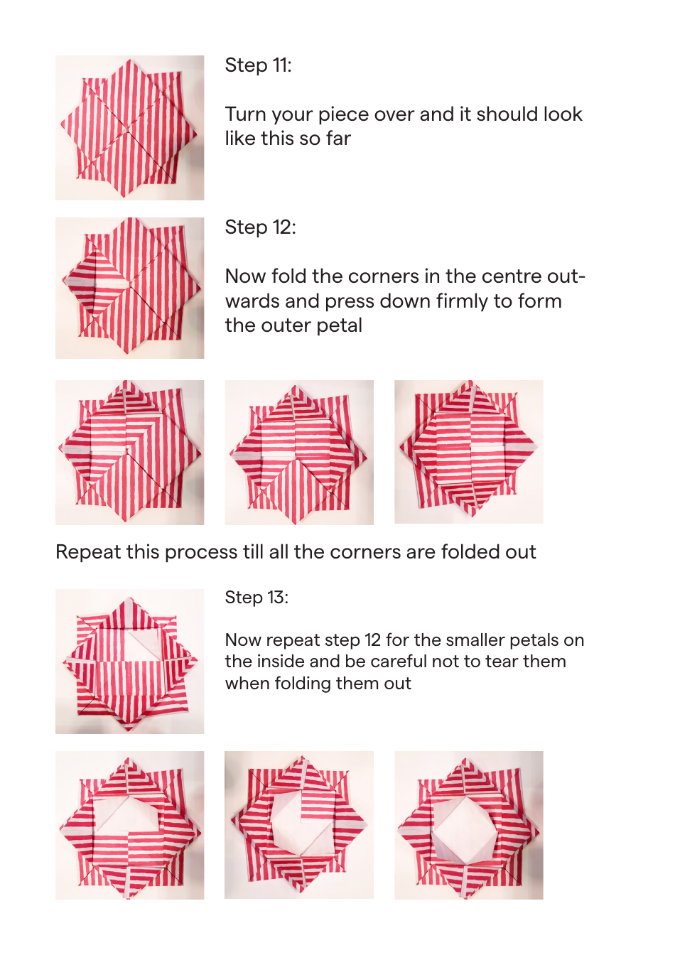 Origami Lotus Flower, Page 5