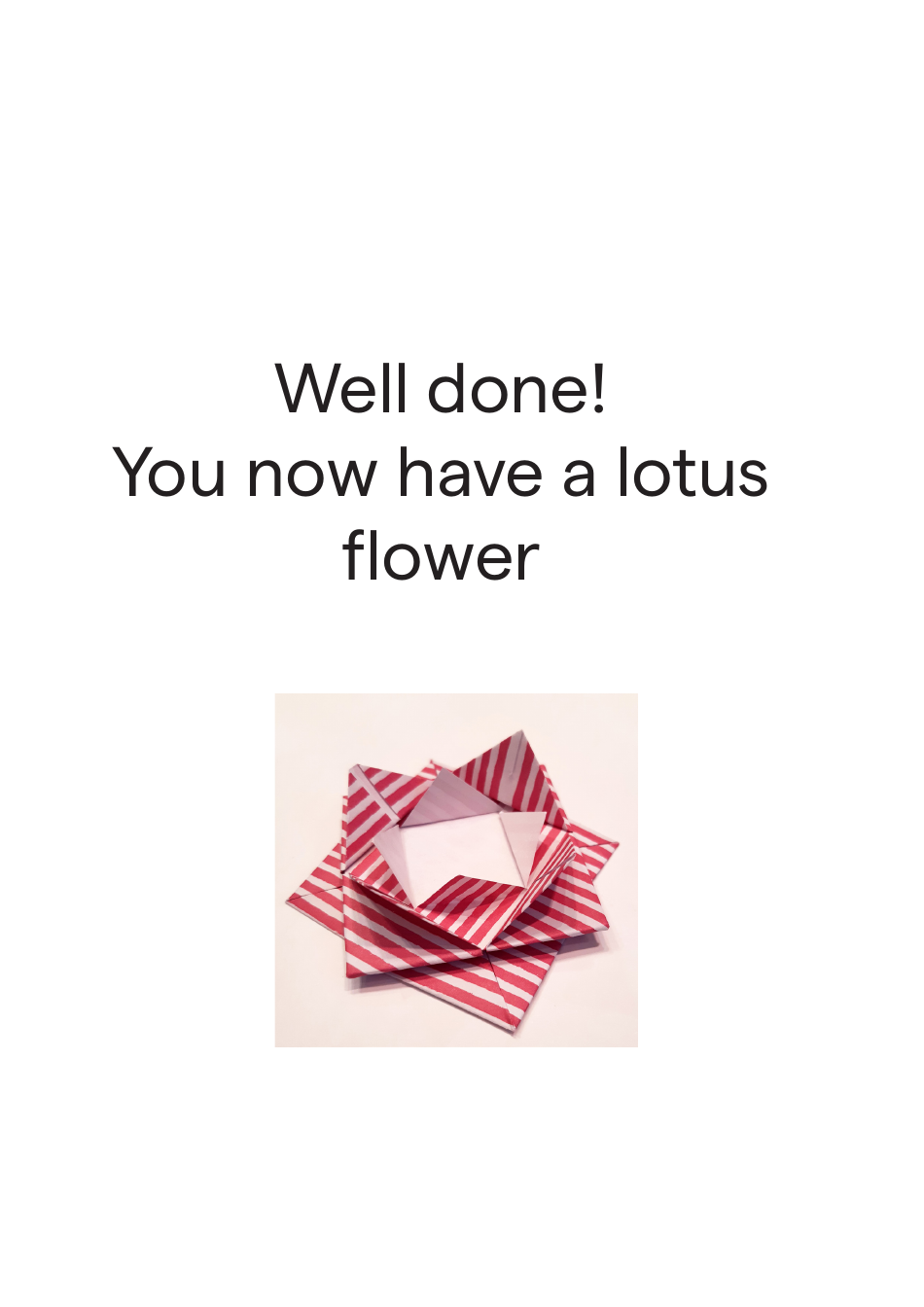 Origami Lotus Flower, Page 6