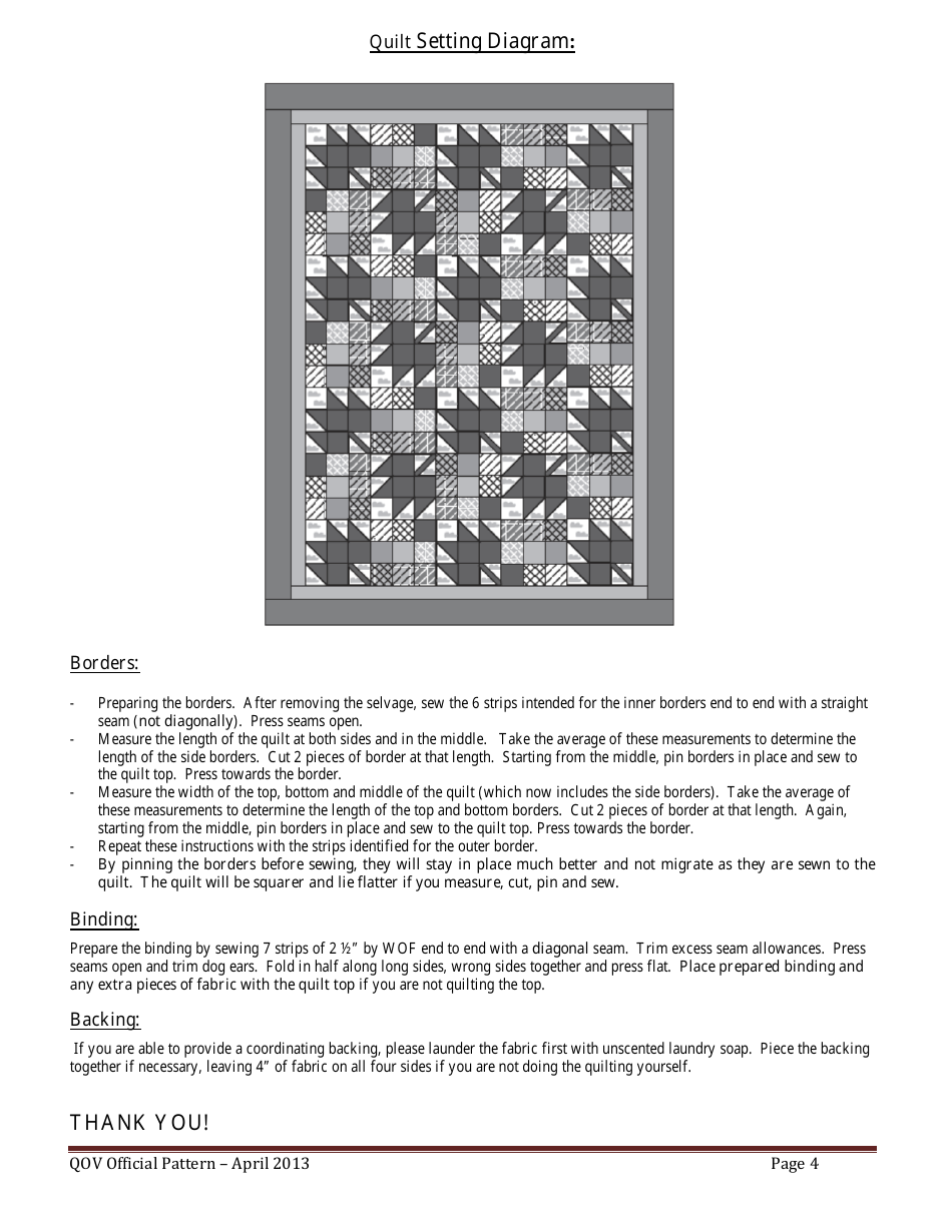 Maple Leaves and Nine-Patches Quilt Pattern, Page 4