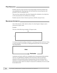 Grade 4 Mathematics Support Document for Teachers: Shape and Space, Page 20