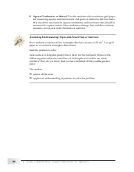Grade 4 Mathematics Support Document for Teachers: Shape and Space, Page 26