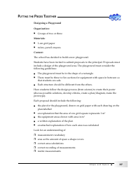 Grade 4 Mathematics Support Document for Teachers: Shape and Space, Page 27
