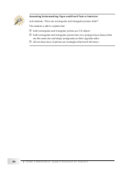 Grade 4 Mathematics Support Document for Teachers: Shape and Space, Page 42