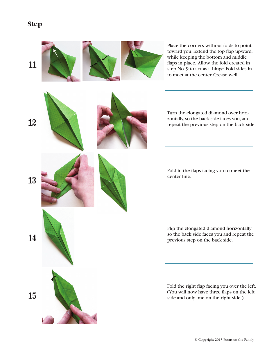 Origami Crane - Focus on the Family, Page 3