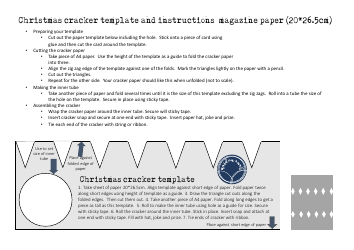 Christmas Cracker Templates, Page 2
