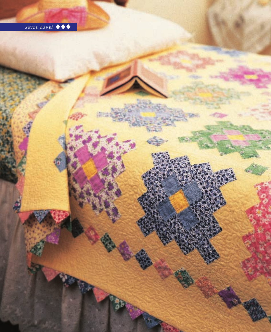 Almost a Flower Garden Quilting Pattern Download Printable PDF ...