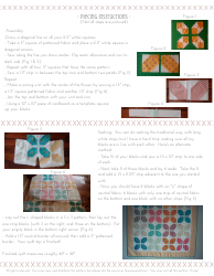Flower Wall Quilt Pattern - Flyawayquilts, Page 2