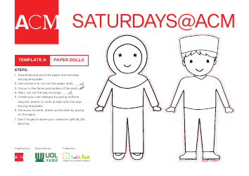 Document preview: Muslim Paper Doll Templates