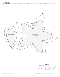 Document preview: Wall Flower Print Templates - Meredith Operations Corporation