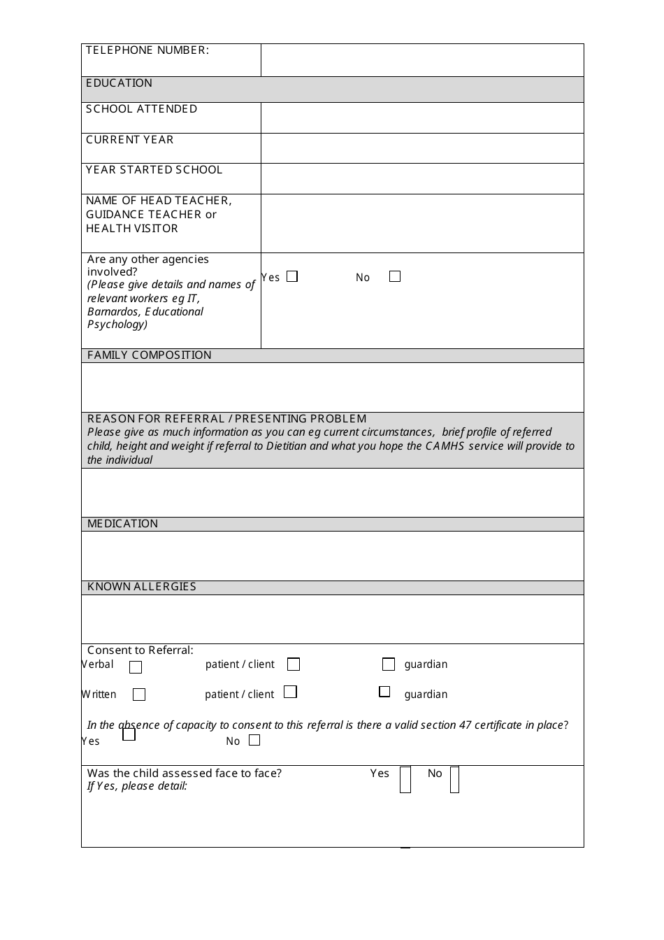 Child and Adolescent Mental Health Service Flow Chart - United Kingdom, Page 15