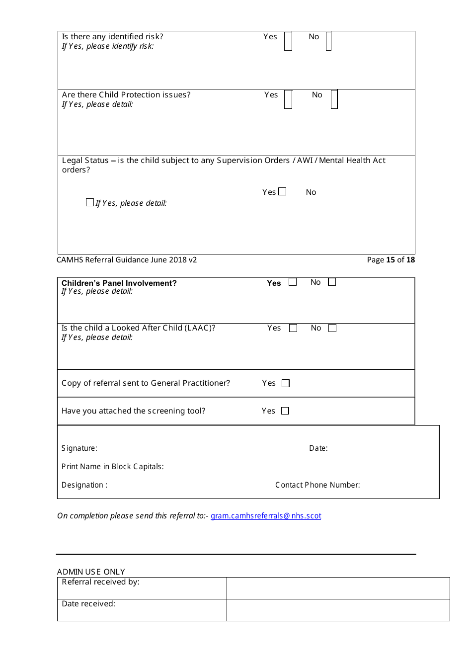 Child and Adolescent Mental Health Service Flow Chart - United Kingdom, Page 16