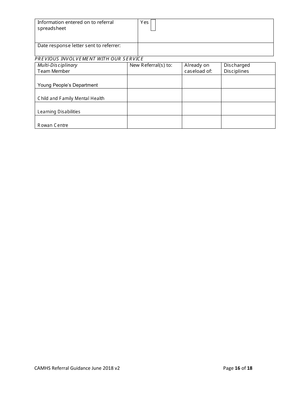 Child and Adolescent Mental Health Service Flow Chart - United Kingdom, Page 17