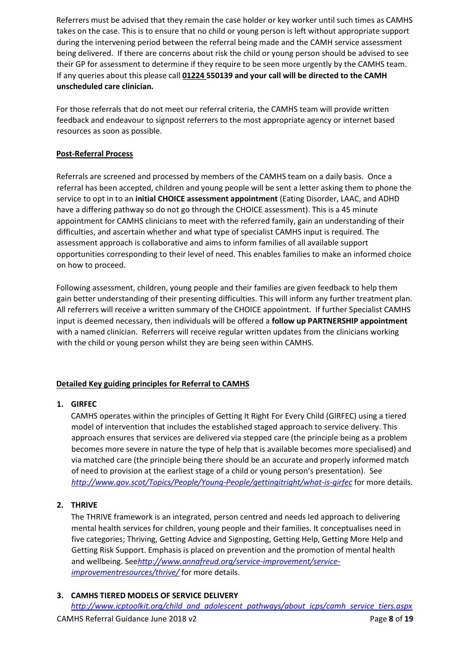 Child and Adolescent Mental Health Service Flow Chart - United Kingdom, Page 8