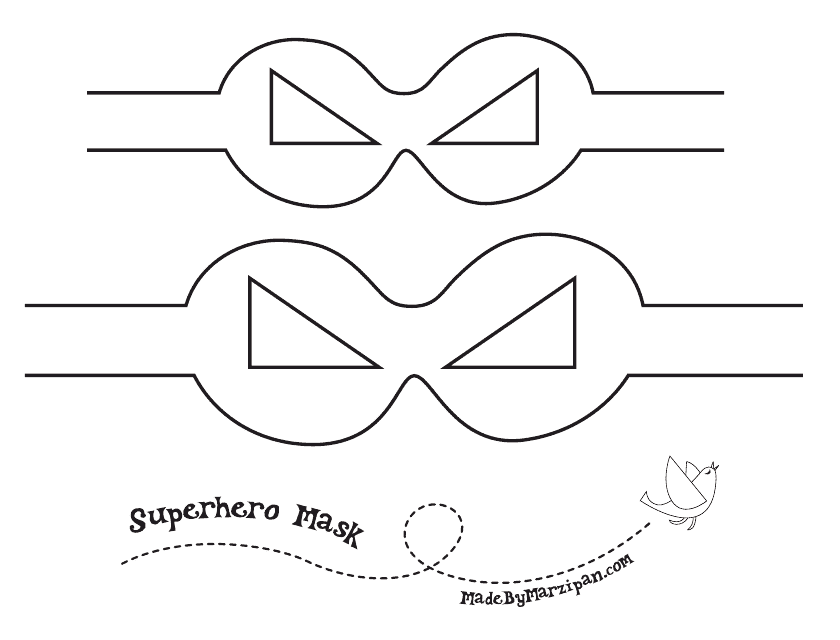 Superhero Mask Templates - Made by Marzipan Download Pdf