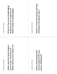 Creative Conversation Card Templates, Page 12