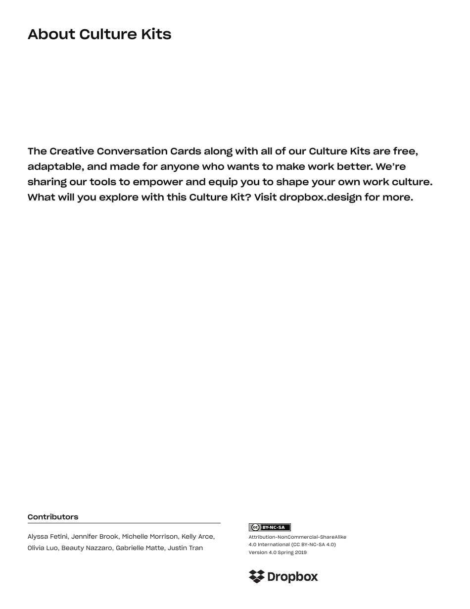 Creative Conversation Card Templates, Page 2