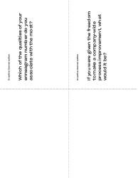 Creative Conversation Card Templates, Page 30