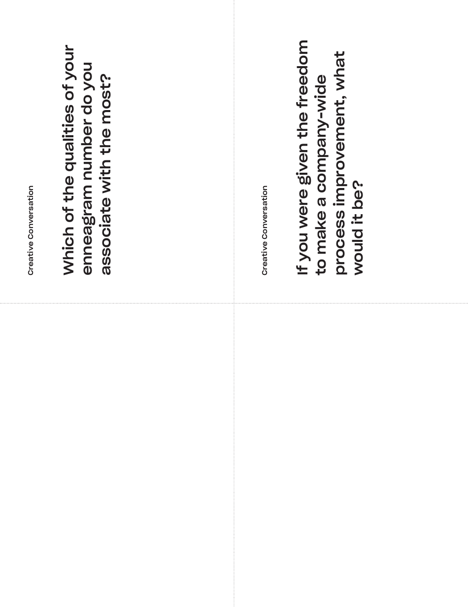 Creative Conversation Card Templates, Page 30