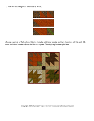 Maple Leaf Quilt Block Pattern - Kathleen Tracy, Page 2