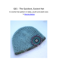 Document preview: Crochet Hat Pattern